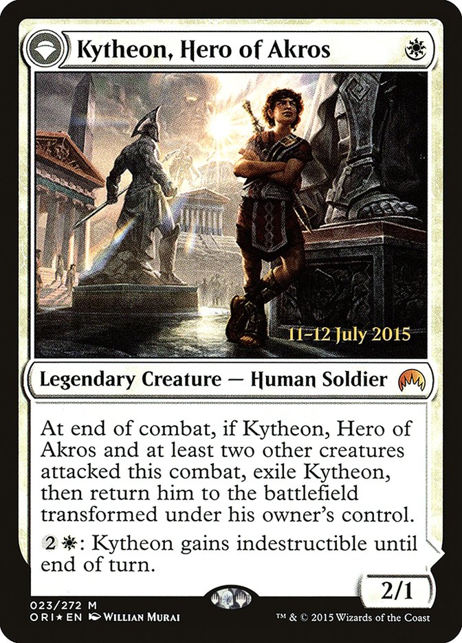 Kytheon, Hero of Akros // Gideon, Battle-Forged [Magic Origins Prerelease Promos] | Yard's Games Ltd
