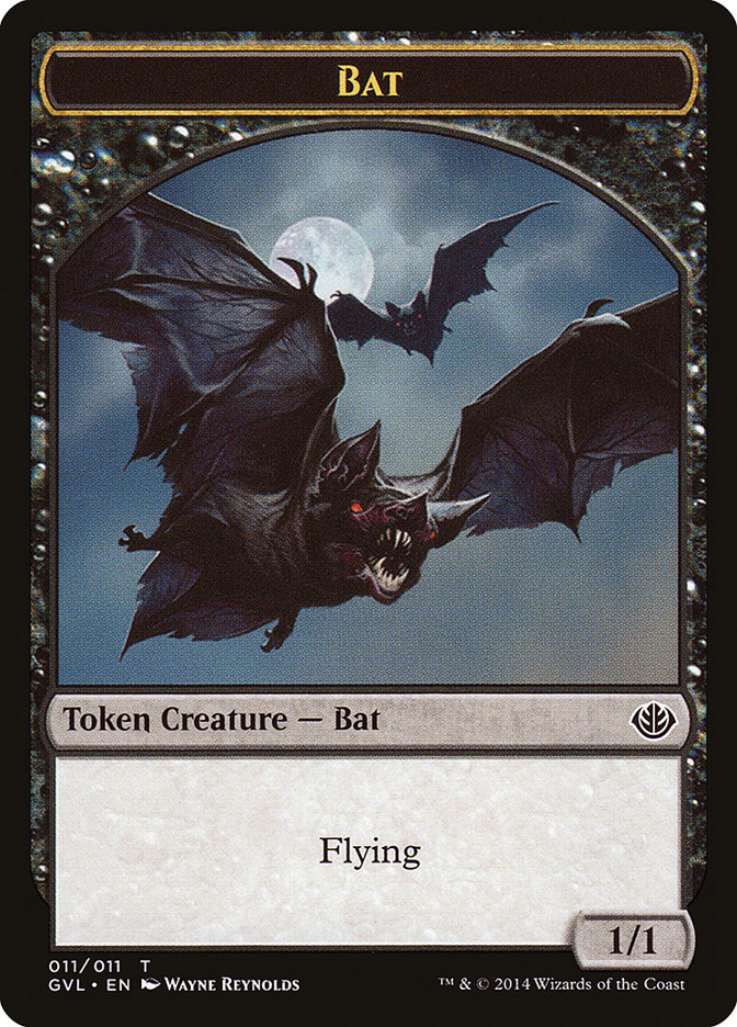 Bat Token (Garruk vs. Liliana) [Duel Decks Anthology Tokens] | Yard's Games Ltd