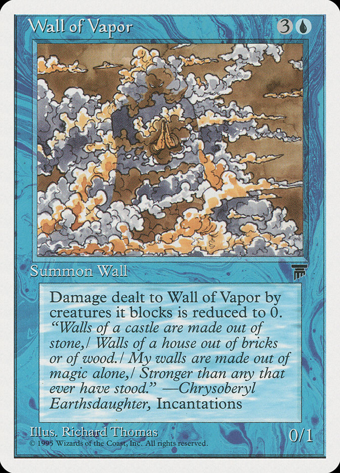 Wall of Vapor [Chronicles] | Yard's Games Ltd