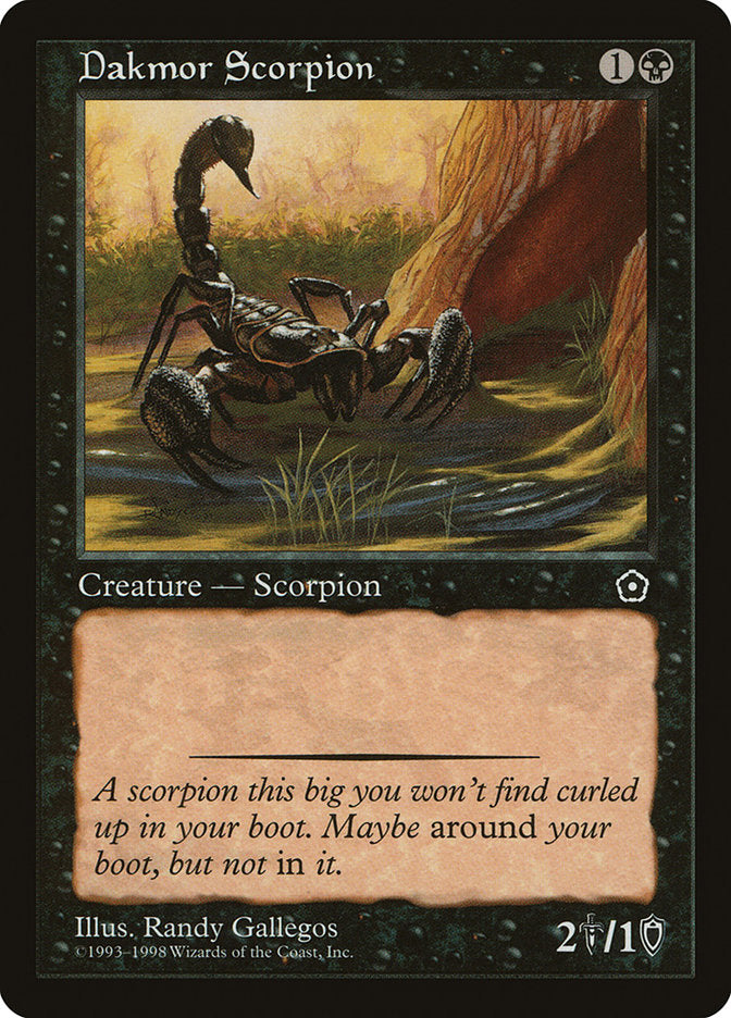 Dakmor Scorpion [Portal Second Age] | Yard's Games Ltd