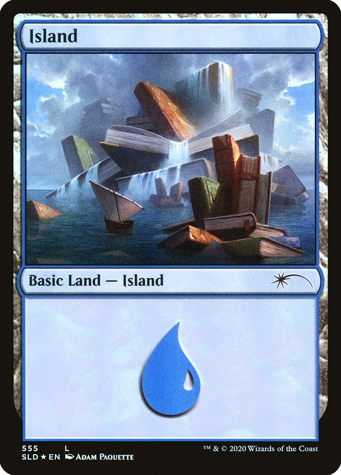 Island (Well Read) (555) [Secret Lair Drop Promos] | Yard's Games Ltd