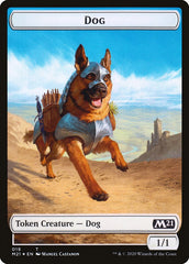 Cat (011) // Dog Double-Sided Token [Core Set 2021 Tokens] | Yard's Games Ltd