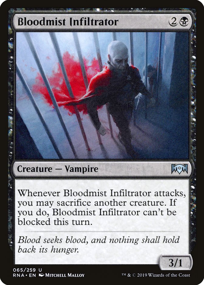 Bloodmist Infiltrator [Ravnica Allegiance] | Yard's Games Ltd