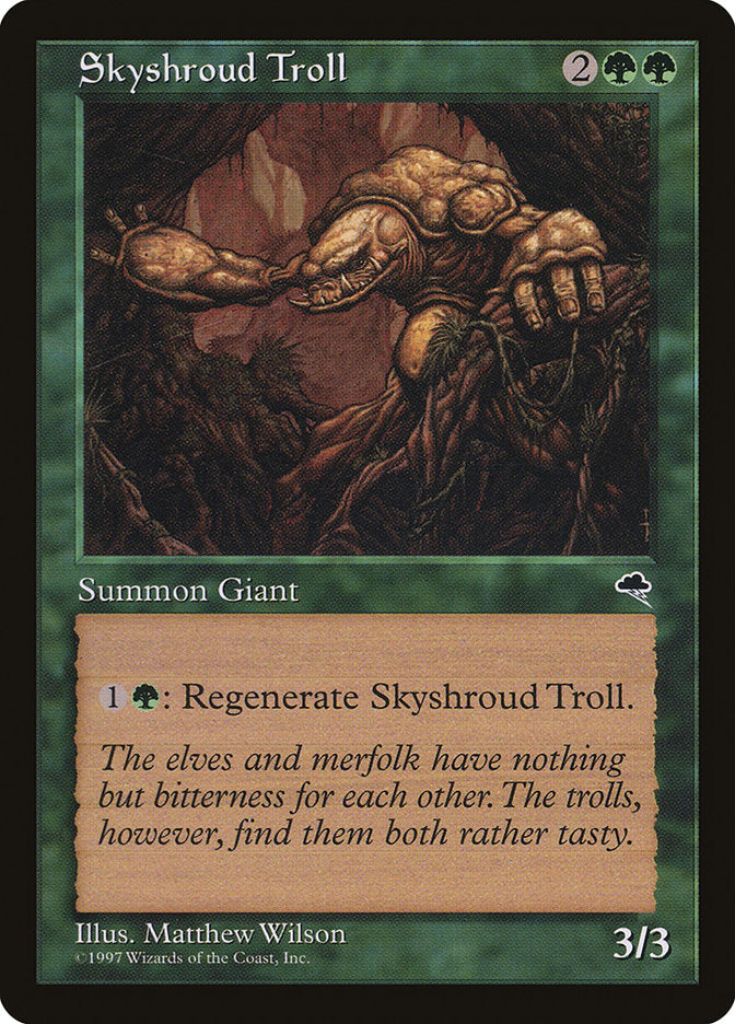 Skyshroud Troll [Tempest] | Yard's Games Ltd