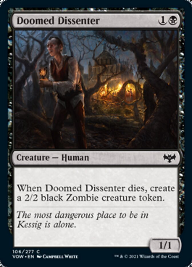 Doomed Dissenter [Innistrad: Crimson Vow] | Yard's Games Ltd