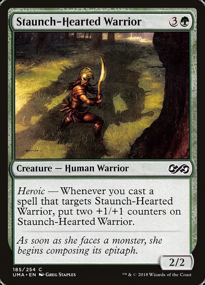 Staunch-Hearted Warrior [Ultimate Masters] | Yard's Games Ltd