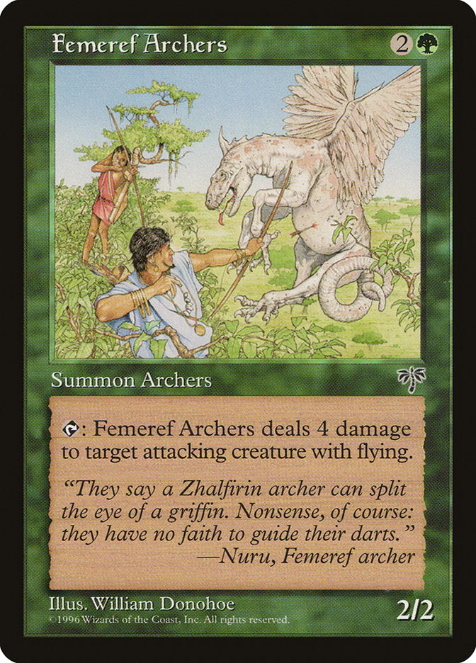 Femeref Archers [Mirage] | Yard's Games Ltd