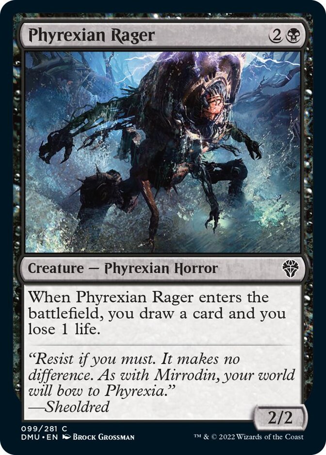 Phyrexian Rager [Dominaria United] | Yard's Games Ltd