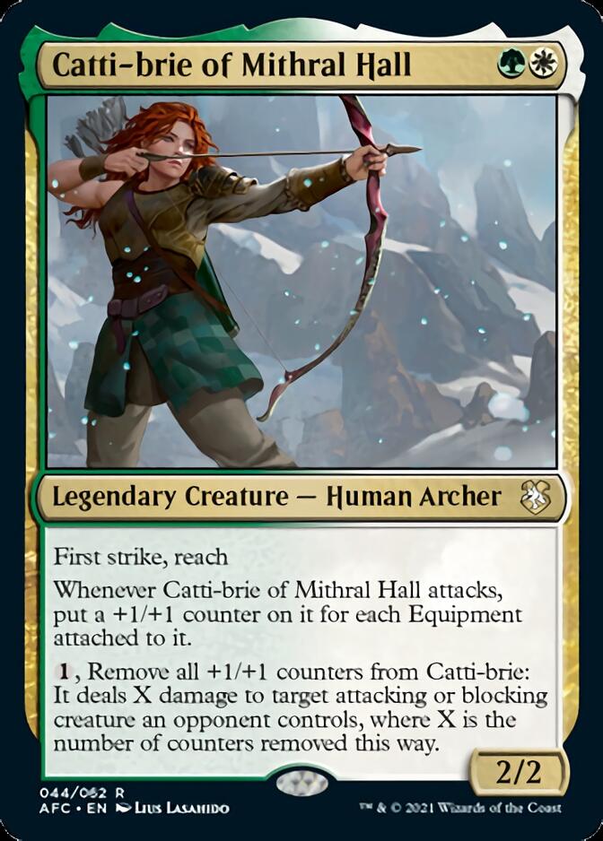 Catti-brie of Mithral Hall [Dungeons & Dragons: Adventures in the Forgotten Realms Commander] | Yard's Games Ltd