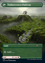 Cragcrown Pathway // Timbercrown Pathway (Borderless) [Secret Lair: Ultimate Edition 2] | Yard's Games Ltd