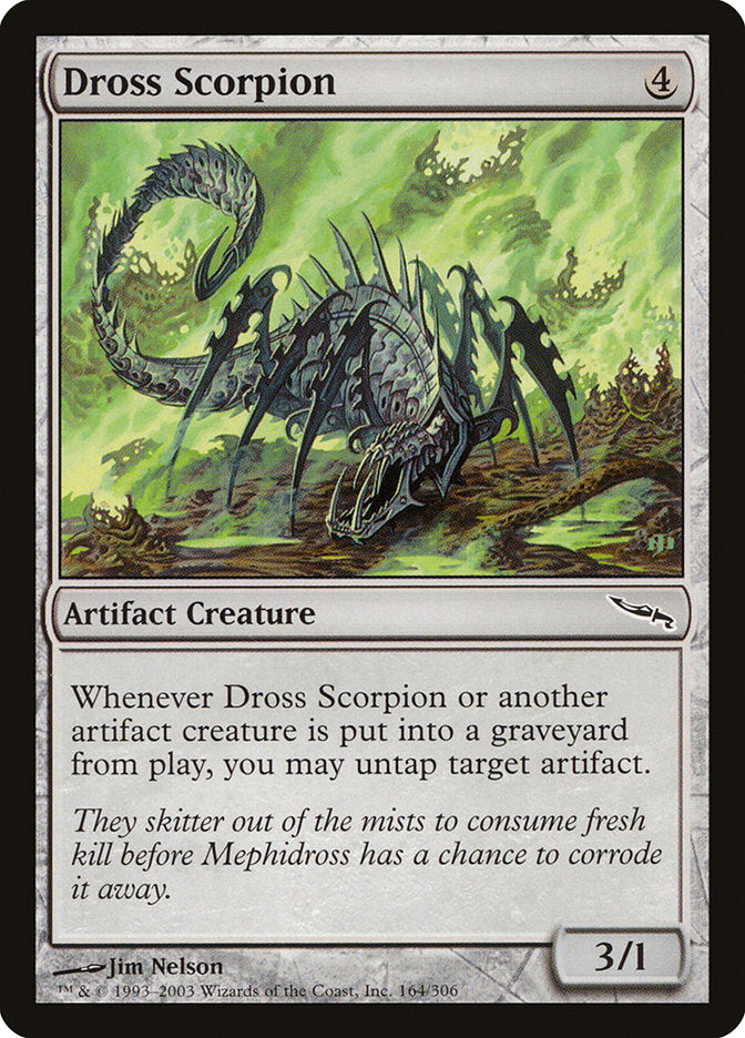 Dross Scorpion [Mirrodin] | Yard's Games Ltd