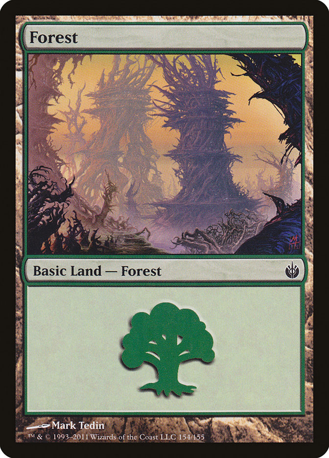 Forest (154) [Mirrodin Besieged] | Yard's Games Ltd
