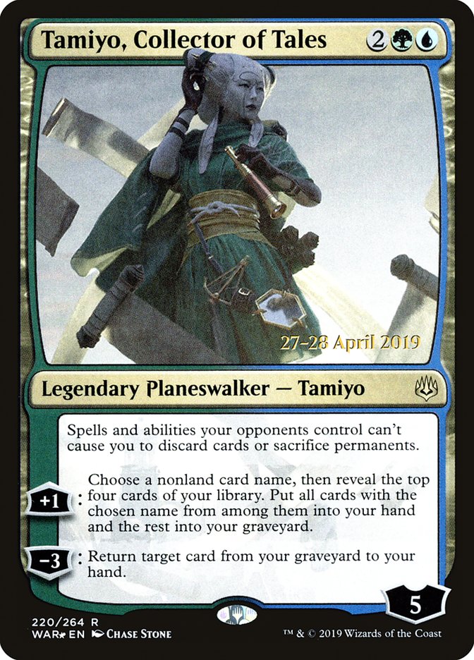 Tamiyo, Collector of Tales [War of the Spark Prerelease Promos] | Yard's Games Ltd