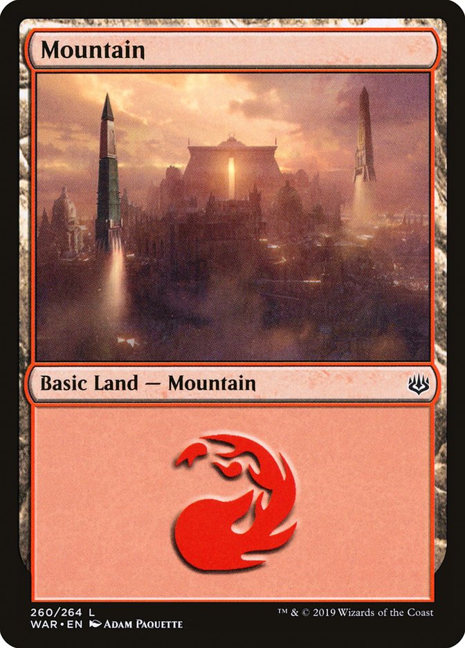 Mountain (260) [War of the Spark] | Yard's Games Ltd