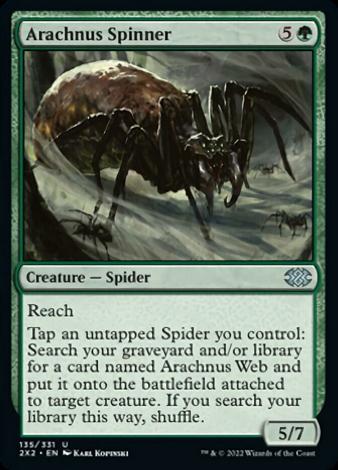 Arachnus Spinner [Double Masters 2022] | Yard's Games Ltd