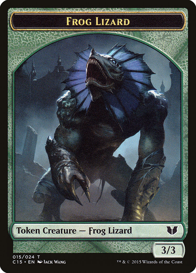 Frog Lizard // Germ Double-Sided Token [Commander 2015 Tokens] | Yard's Games Ltd