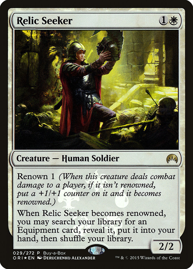 Relic Seeker (Buy-A-Box) [Magic Origins Promos] | Yard's Games Ltd