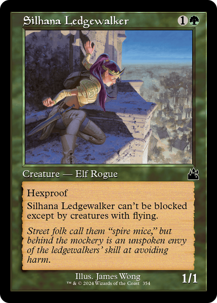 Silhana Ledgewalker (Retro Frame) [Ravnica Remastered] | Yard's Games Ltd