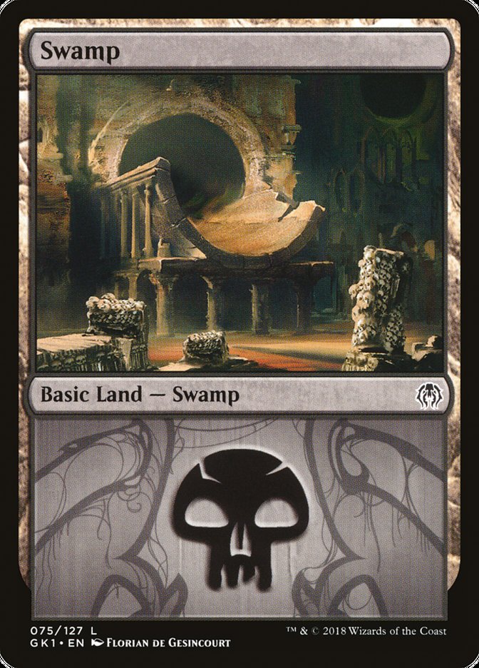Swamp (75) [Guilds of Ravnica Guild Kit] | Yard's Games Ltd