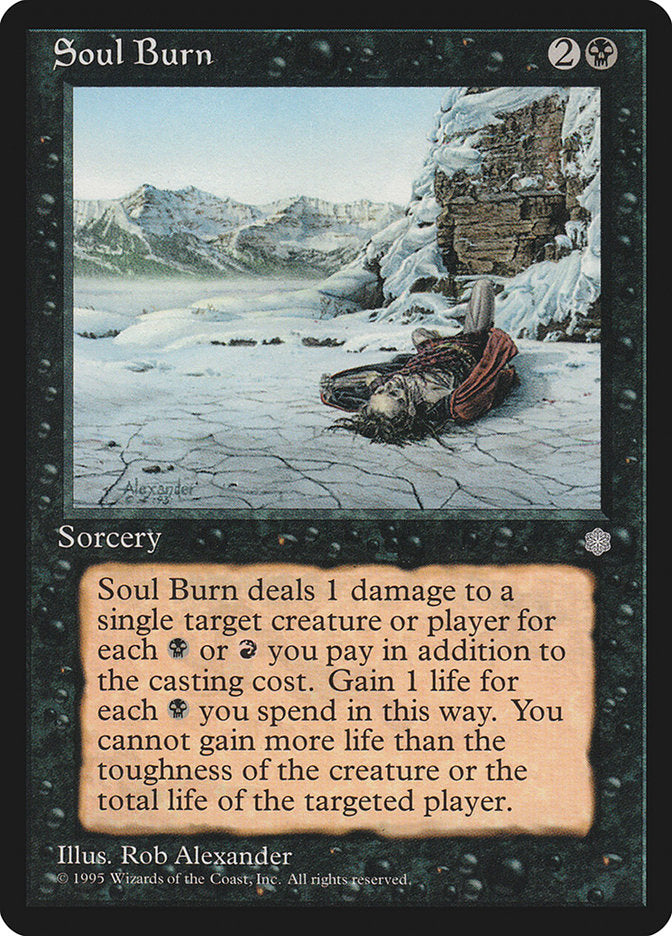 Soul Burn [Ice Age] | Yard's Games Ltd