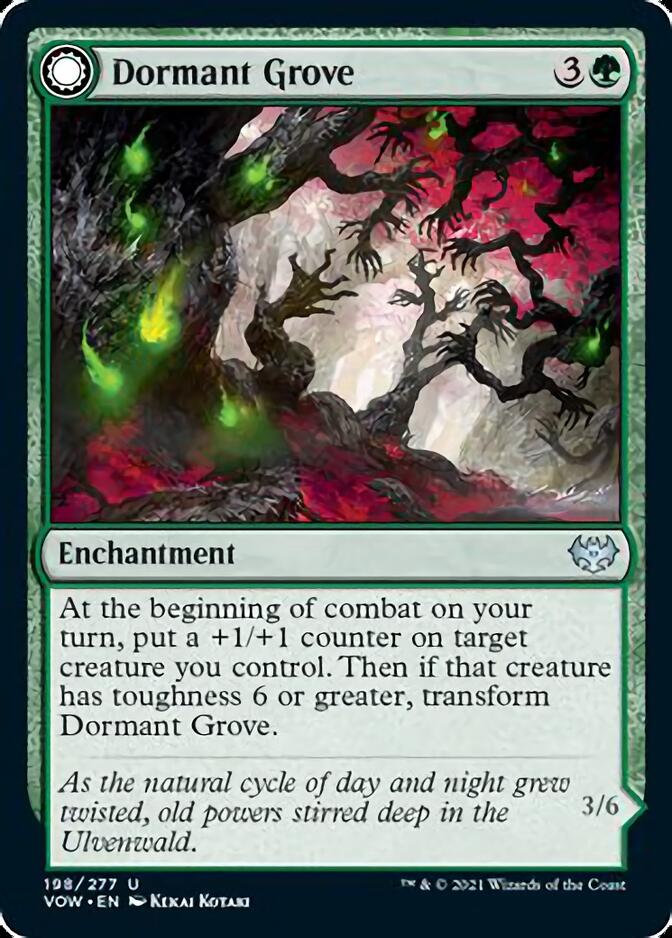 Dormant Grove // Gnarled Grovestrider [Innistrad: Crimson Vow] | Yard's Games Ltd