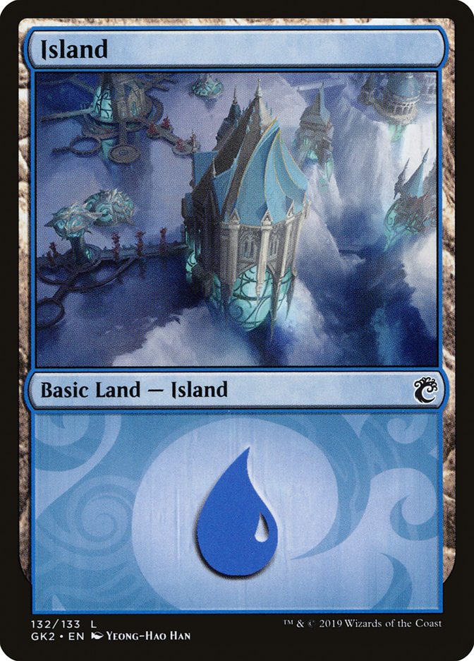 Island (132) [Ravnica Allegiance Guild Kit] | Yard's Games Ltd