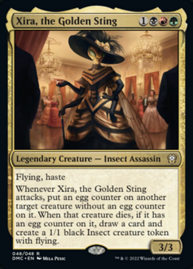 Xira, the Golden Sting [Dominaria United Commander] | Yard's Games Ltd