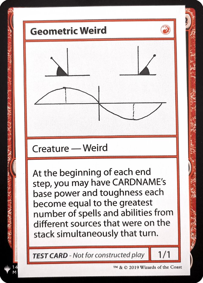 Geometric Weird [Mystery Booster Playtest Cards] | Yard's Games Ltd