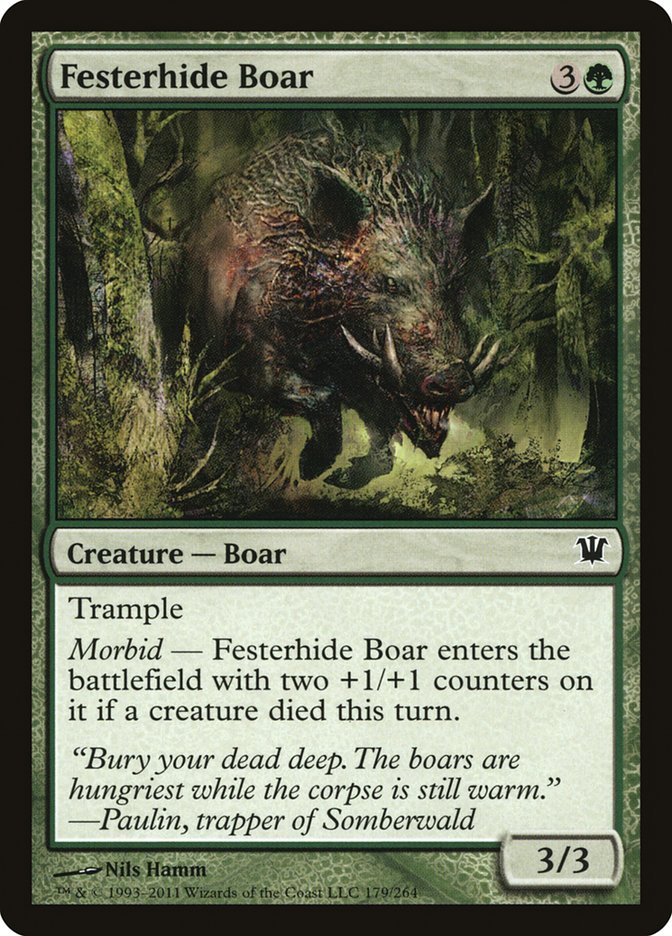 Festerhide Boar [Innistrad] | Yard's Games Ltd