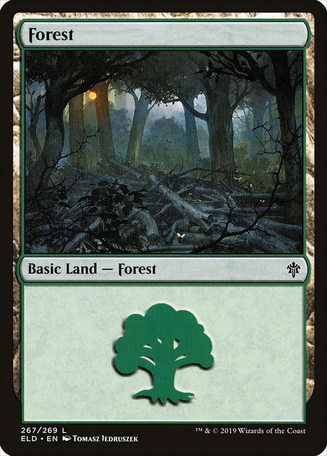 Forest (267) [Throne of Eldraine] | Yard's Games Ltd
