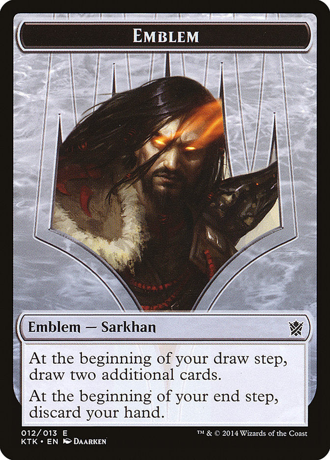 Sarkhan, the Dragonspeaker Emblem [Khans of Tarkir Tokens] | Yard's Games Ltd