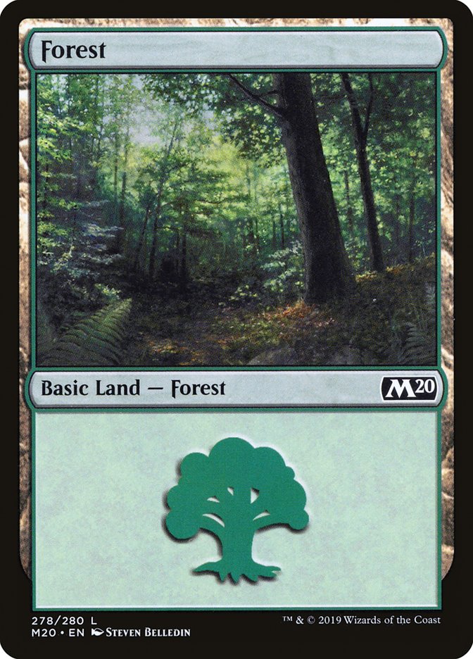 Forest (278) [Core Set 2020] | Yard's Games Ltd