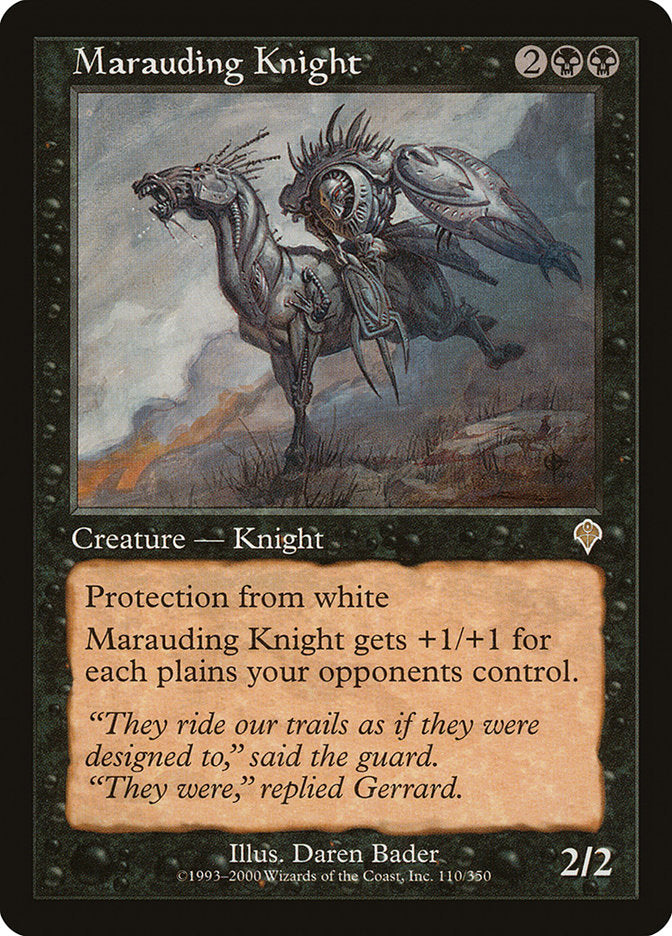 Marauding Knight [Invasion] | Yard's Games Ltd