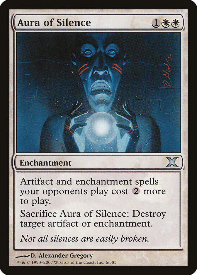 Aura of Silence [Tenth Edition] | Yard's Games Ltd