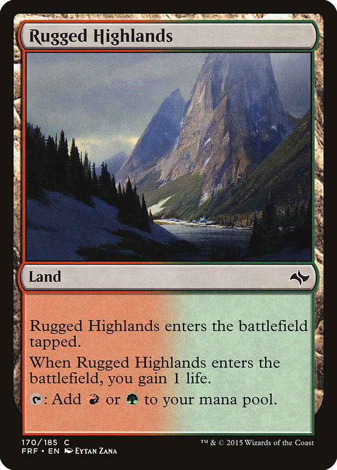 Rugged Highlands [Fate Reforged] | Yard's Games Ltd