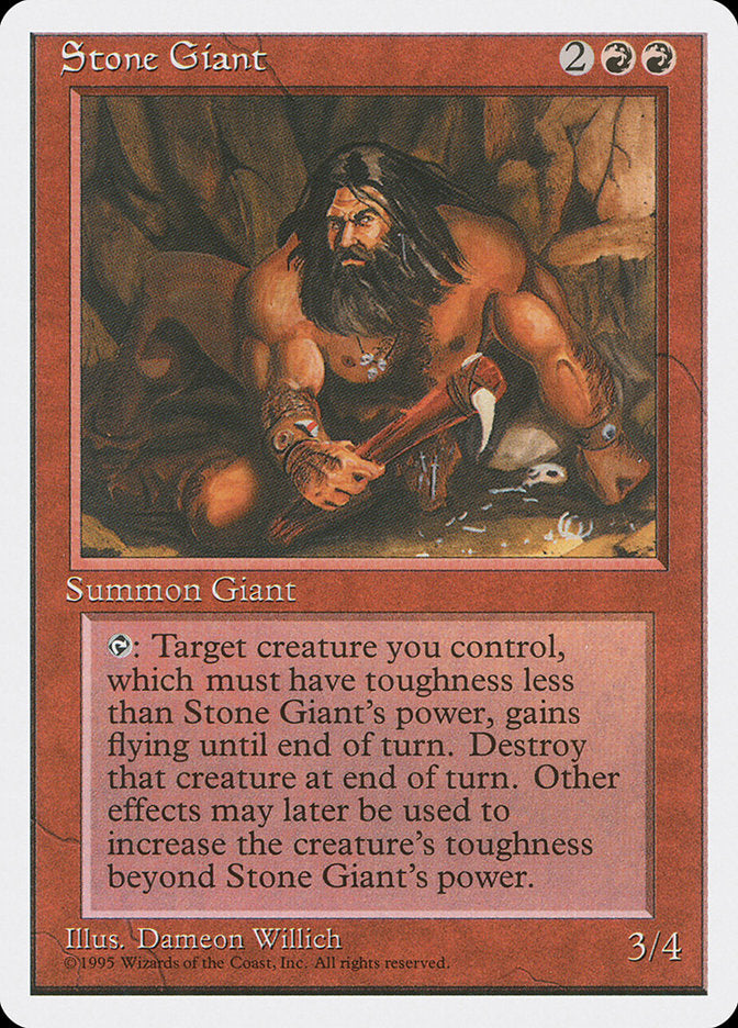 Stone Giant [Fourth Edition] | Yard's Games Ltd
