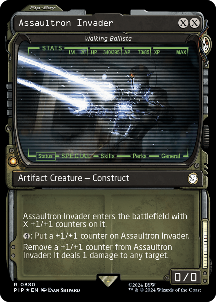 Assaultron Invader - Walking Ballista (Surge Foil) [Fallout] | Yard's Games Ltd