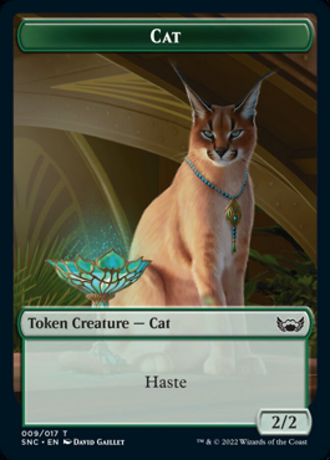 Cat // Rogue Double-Sided Token [Streets of New Capenna Tokens] | Yard's Games Ltd