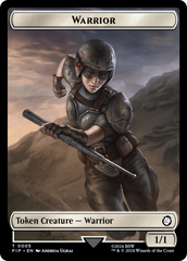 Energy Reserve // Warrior Double-Sided Token [Fallout Tokens] | Yard's Games Ltd