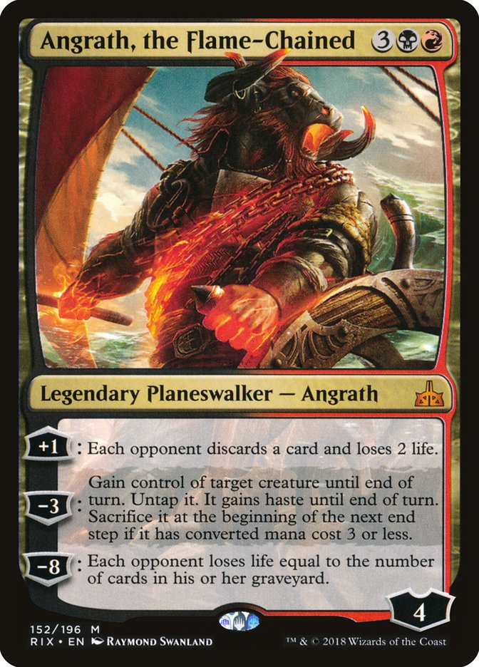 Angrath, the Flame-Chained [Rivals of Ixalan] | Yard's Games Ltd