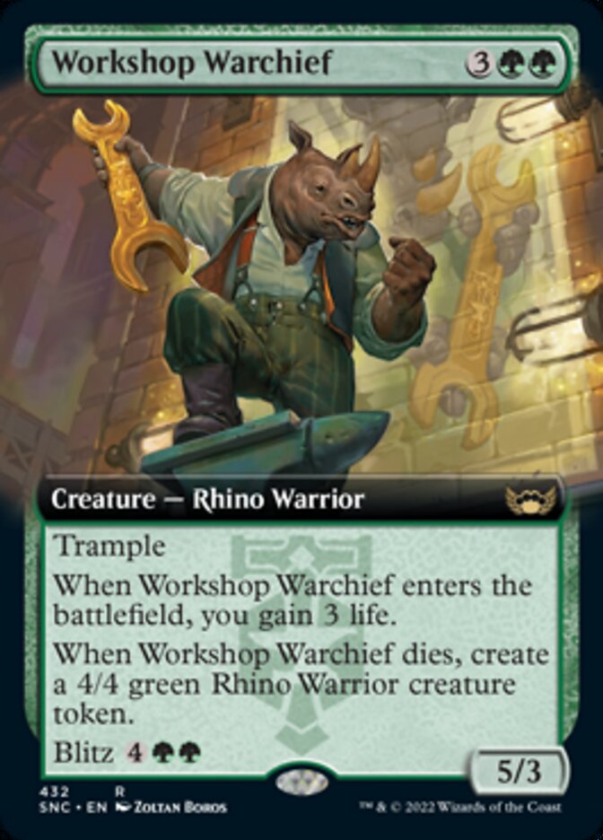 Workshop Warchief (Extended Art) [Streets of New Capenna] | Yard's Games Ltd