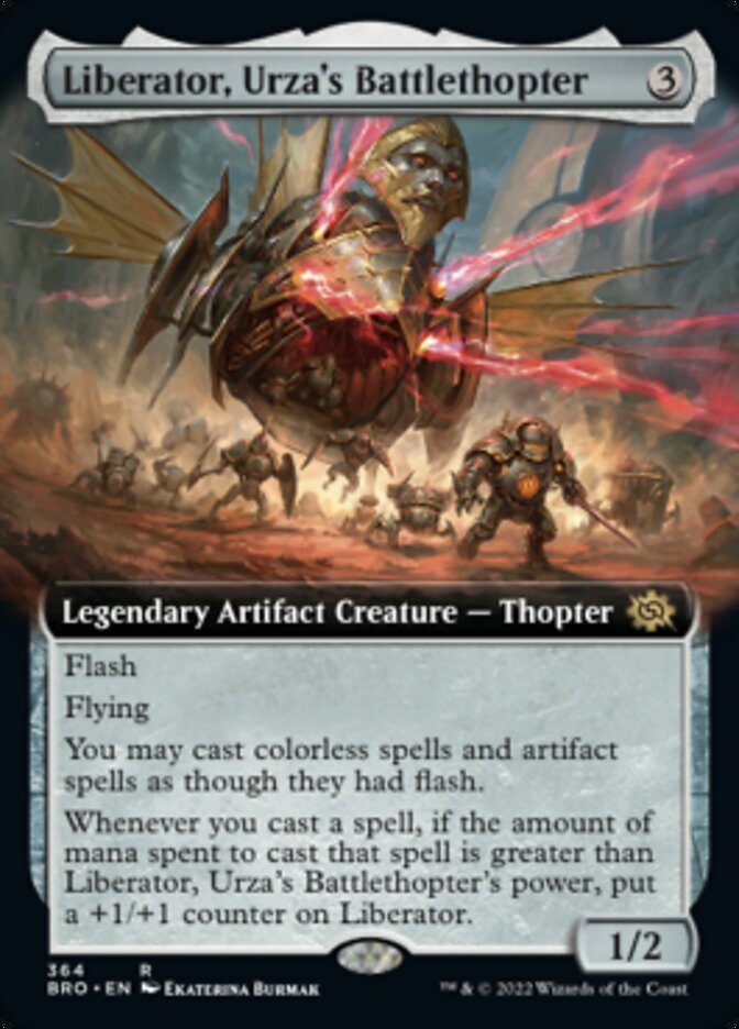 Liberator, Urza's Battlethopter (Extended Art) [The Brothers' War] | Yard's Games Ltd