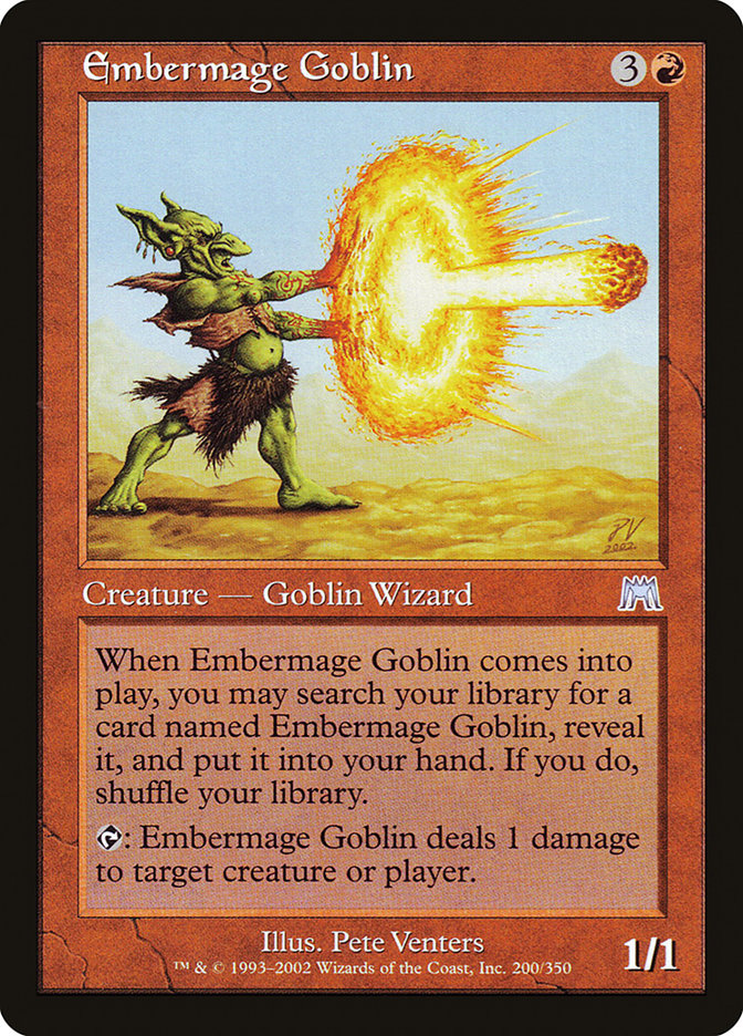 Embermage Goblin [Onslaught] | Yard's Games Ltd