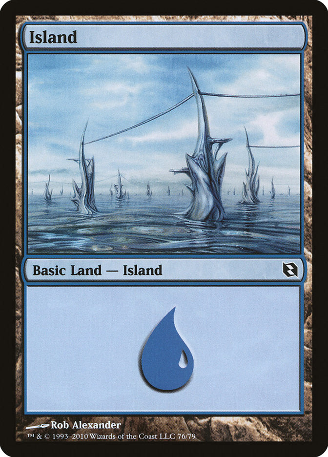 Island (76) [Duel Decks: Elspeth vs. Tezzeret] | Yard's Games Ltd