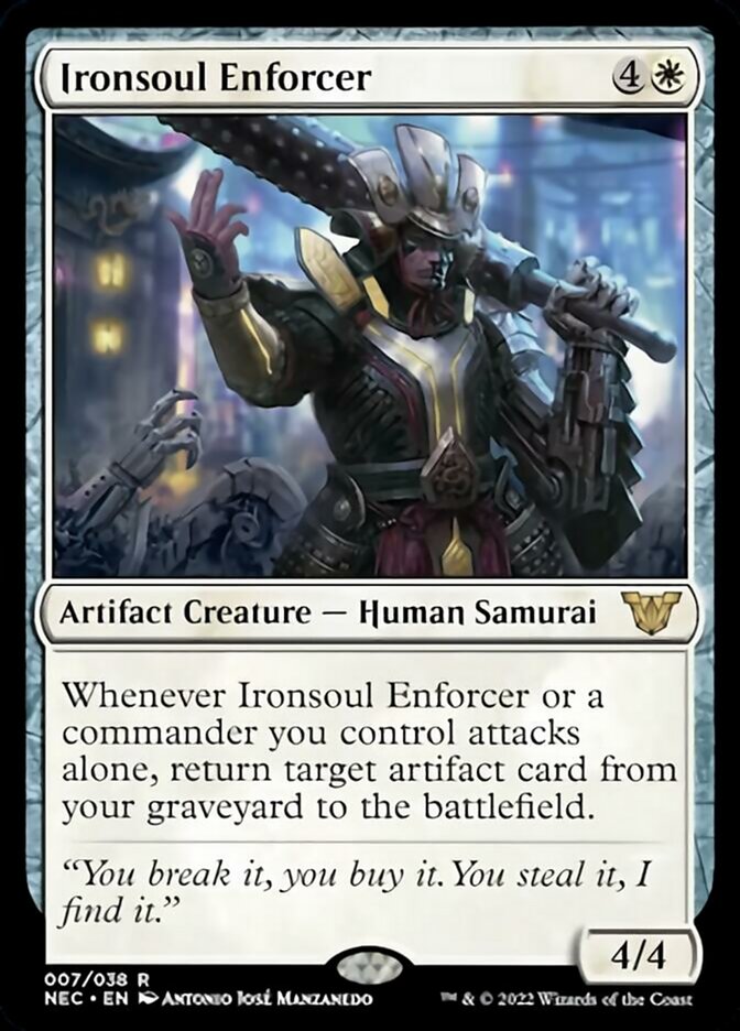 Ironsoul Enforcer [Kamigawa: Neon Dynasty Commander] | Yard's Games Ltd