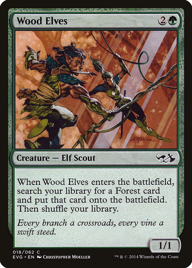Wood Elves (Elves vs. Goblins) [Duel Decks Anthology] | Yard's Games Ltd