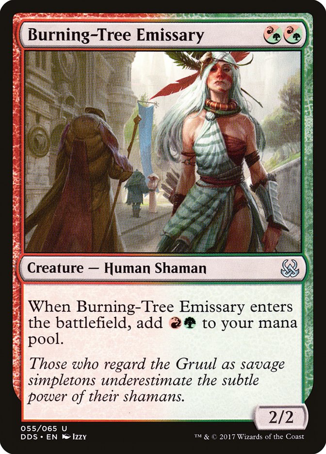 Burning-Tree Emissary [Duel Decks: Mind vs. Might] | Yard's Games Ltd