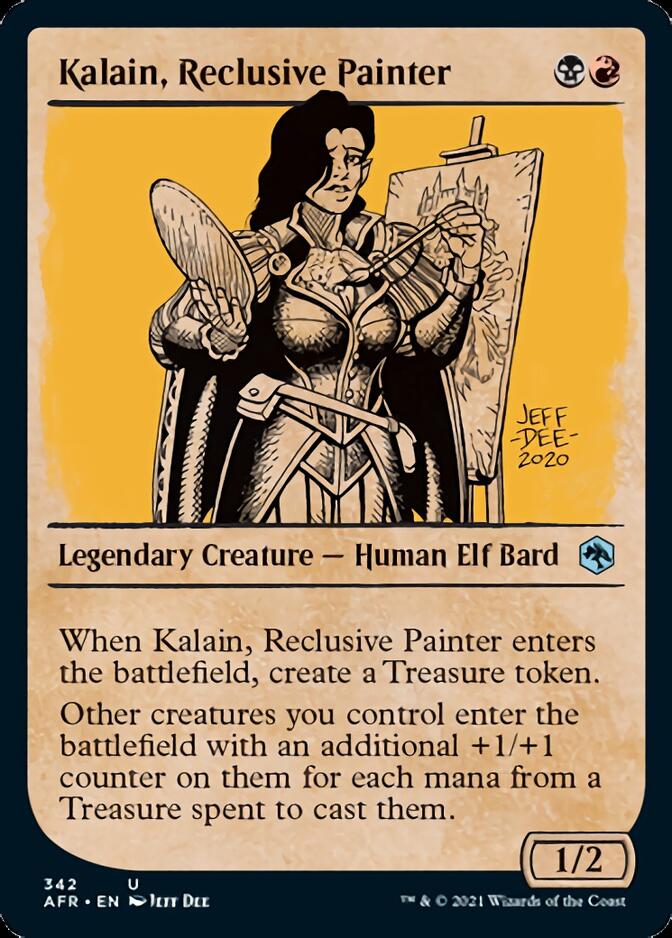 Kalain, Reclusive Painter (Showcase) [Dungeons & Dragons: Adventures in the Forgotten Realms] | Yard's Games Ltd