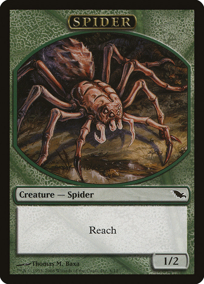 Spider Token [Shadowmoor Tokens] | Yard's Games Ltd