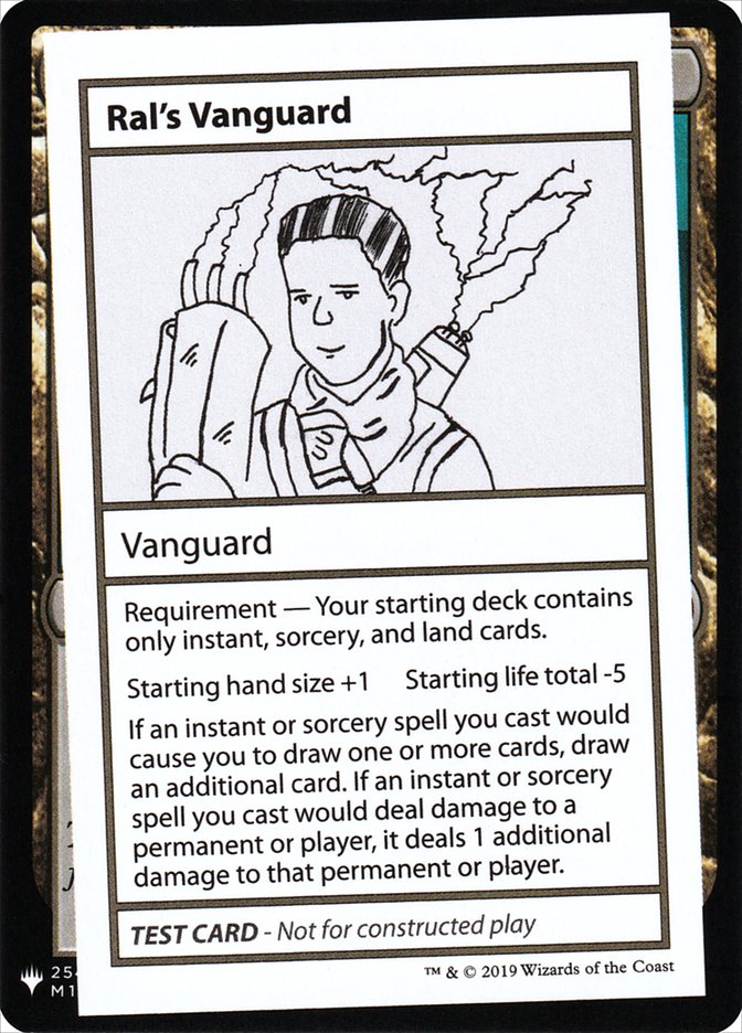 Ral's Vanguard [Mystery Booster Playtest Cards] | Yard's Games Ltd